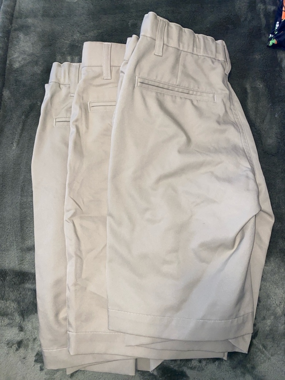 French Toast Navy and Khaki School Uniform Waistband - Boys Size 12 bundle of 3